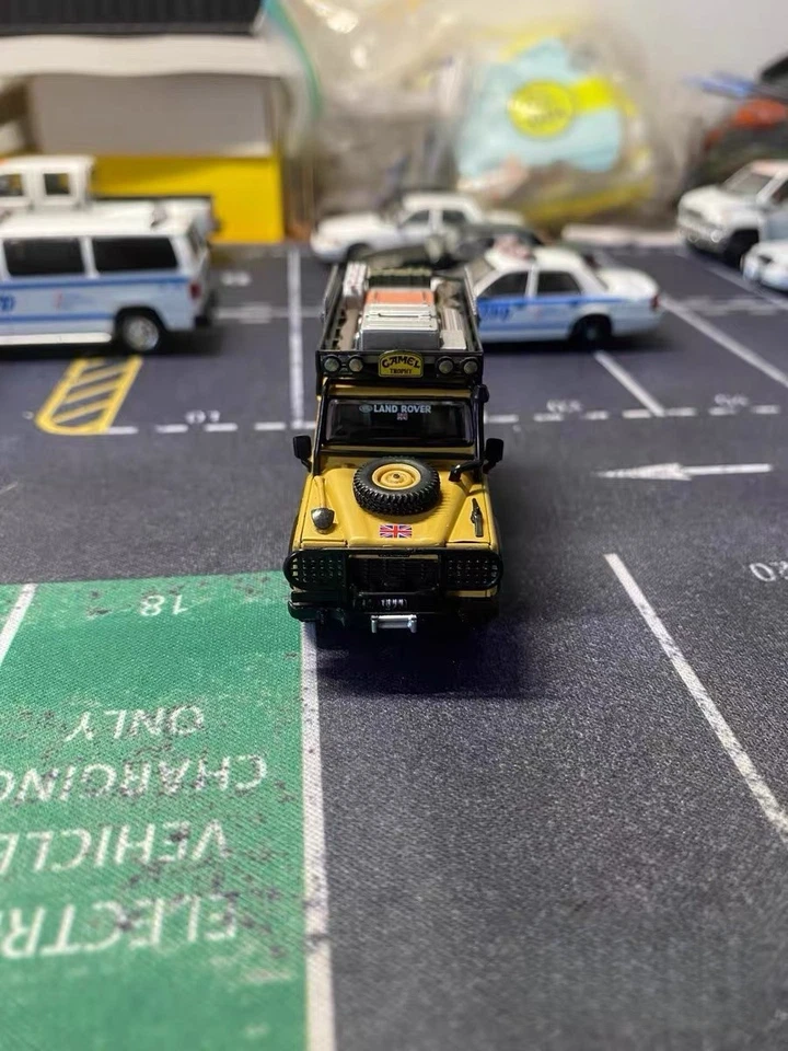 Mini GT 1:64 Land Rover Defender 110 Camel Trophy Winner TSM Model #108 Diecast - Image 2 of 4