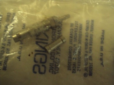 Lemo male cable end, weatherproof crimp ; Nim Camac, nuclear; Kings 1075-1