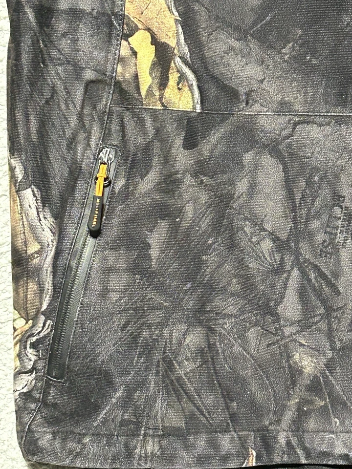 Mossy Oak Night Eclipse Jacket Large Scent Factor Hunting Black Hoodie Camo - Image 2 of 4