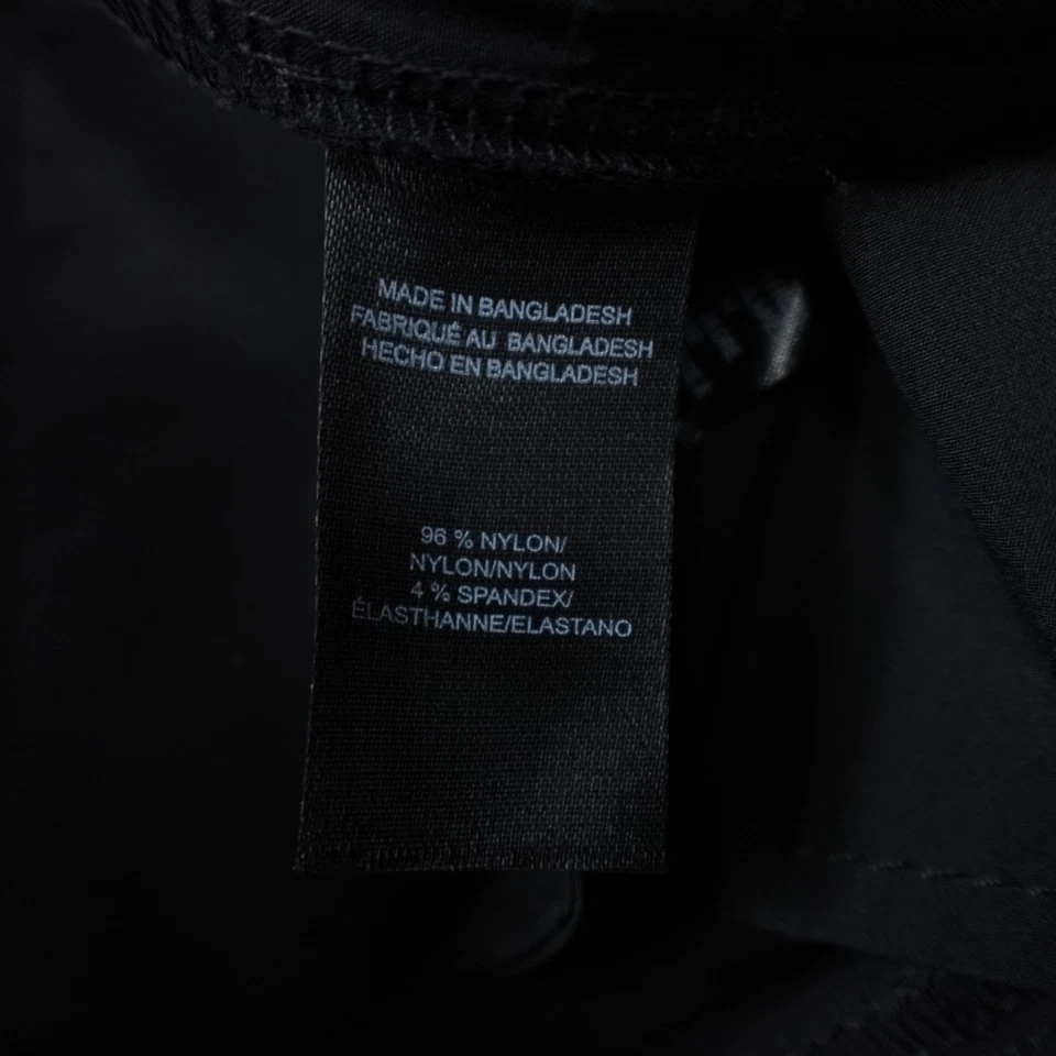 Pantalones Cortos Chinos Kenneth Cole The Tech Nylon Elastizados DWR Ligeros Negros Foto 4 de 4