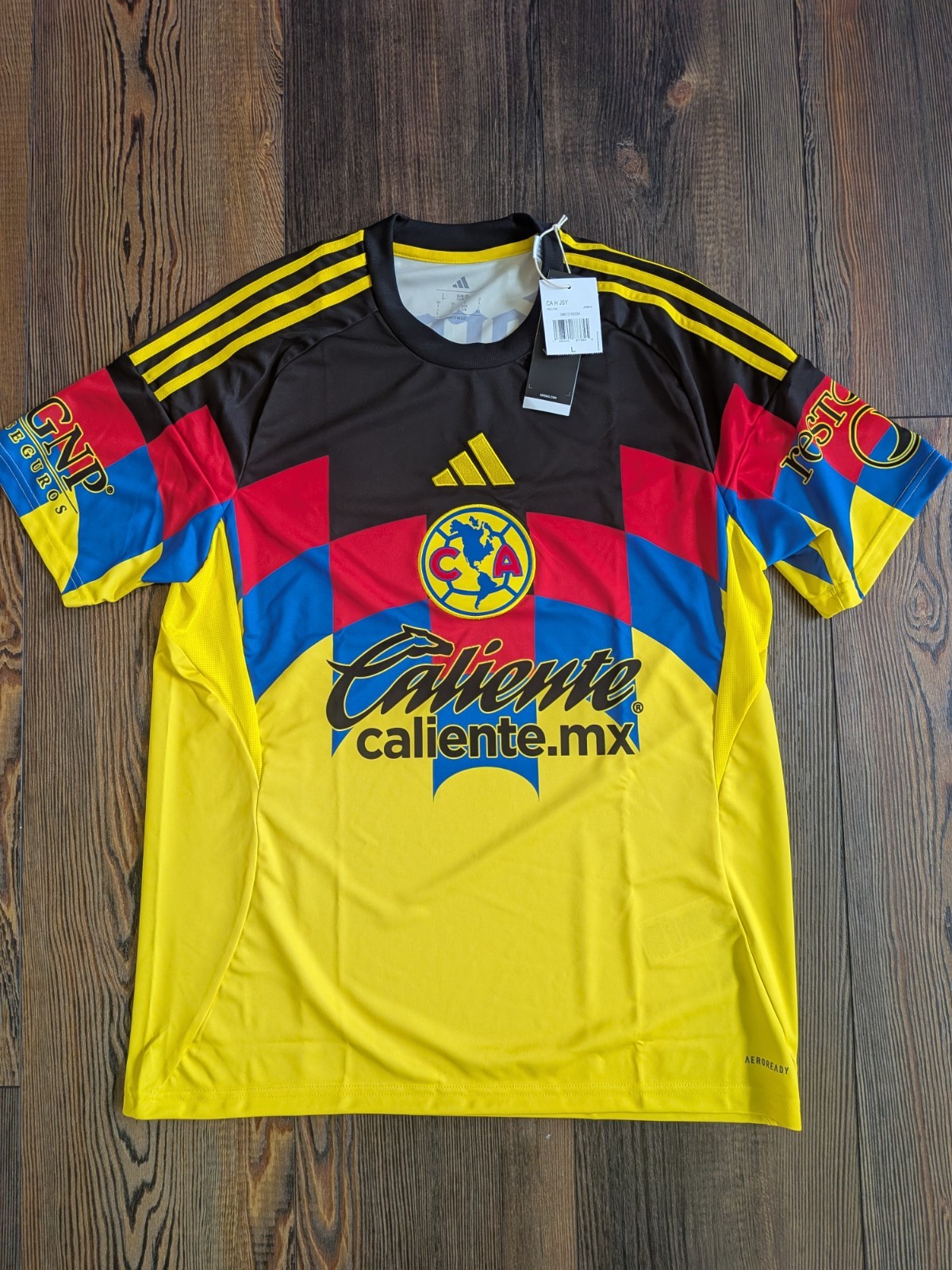 Adidas Club America Home Jersey 25/26 Size Large JN8612 Soccer Futbol Aeroready