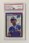 Ken Griffey Jr. 1989 Donruss Signed Rated Rookie #33 Baseball Card PSA/DNA 10