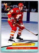 1992-93 Fleer Ultra JOE NIEUWENDYK #25 Calgary Flames