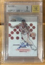 BGS 9 2002 Topps Finest - Rookie Autograph Yao Ming #169  189/999 (AU, RC)