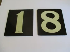 1920's 30's MOORE  KLING METAL GAS PUMP PRICE SIGN