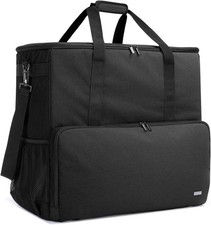 CURMIO PC Carrying Case, Desktop Travel Bag for Computer Tower, Black