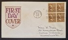 1938 First Day Block Of 4 US Scott 805 Martha Washington Prexie FDC Cover — photo 1