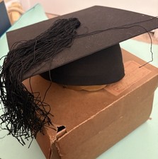 Vintage Cotrell & Leonard Graduation Mortarboard Cap & Tassel - Baltimore Box