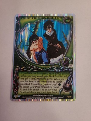 Yu Yu Hakusho TCG What Friends Are For S20 Gateway First Edition