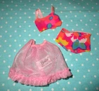 1970 Vintage MOD TNT Barbie Perfect Beginnings 0060 Underwear Bra Panties Slip