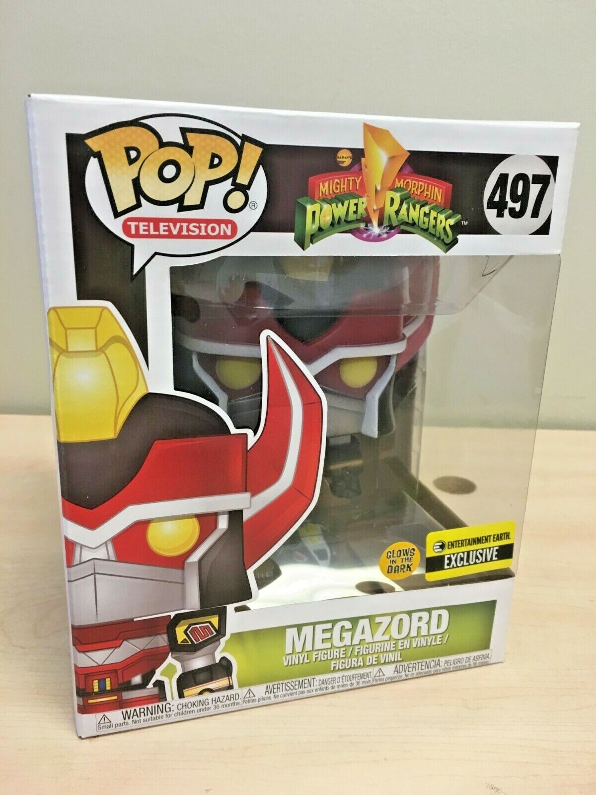 megazord funko pop glow in the dark