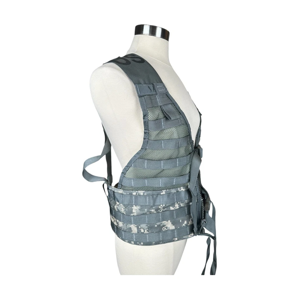 Chaleco Molle II Ejército de Estados Unidos Combate Carga Portador Cojinete de Carga Cremallera Digital Pesado Foto 2 de 4