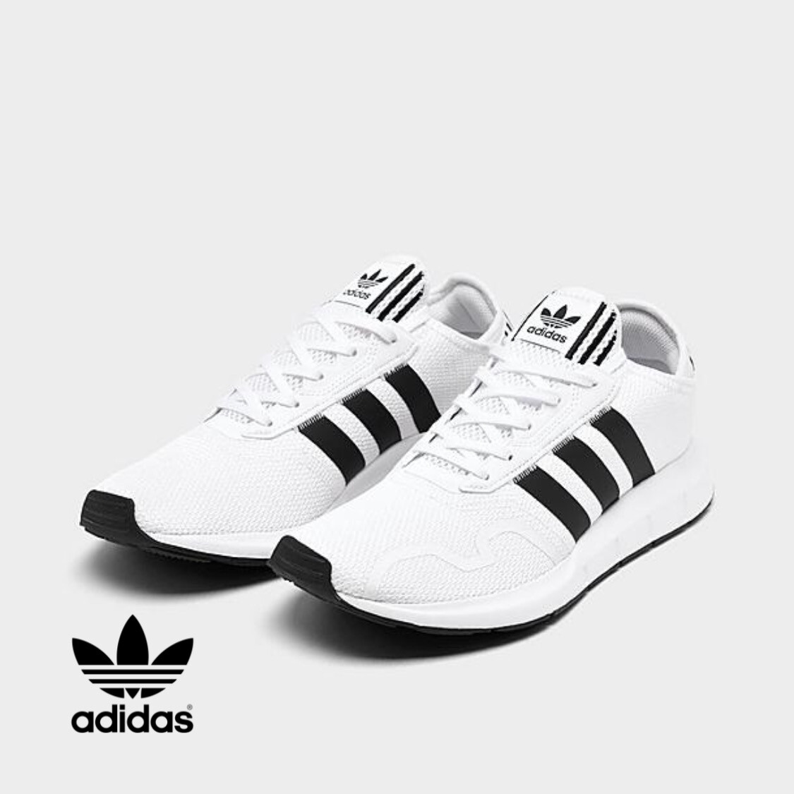 adidas originals swift run black and white