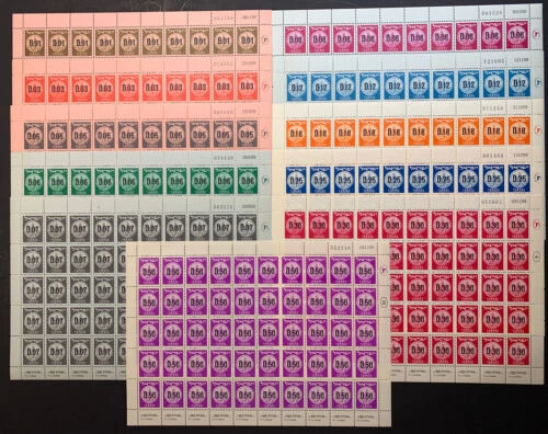 La aviación Hoja Completa estampillas israelí