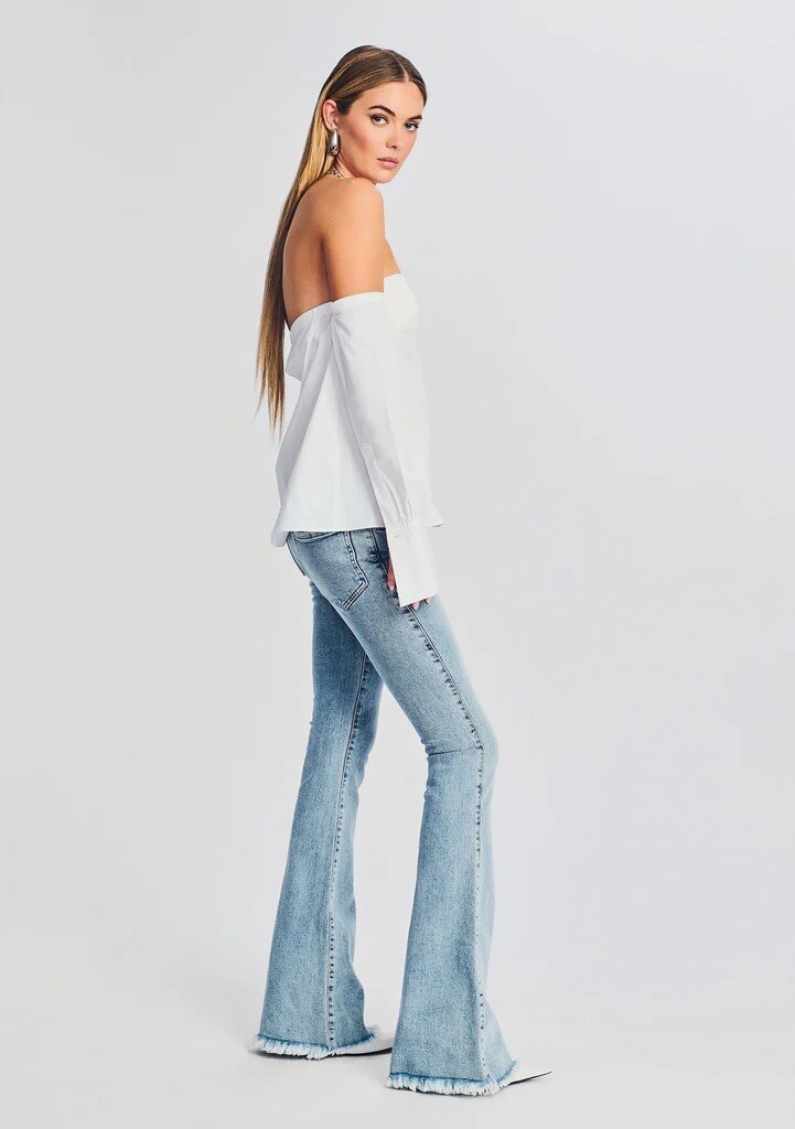 NWT SER.O.YA RANDI OFF THE SHOULDER TOP WHITE MSRP $295