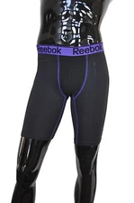 Reebok Sport Performance Shorts Training Running Base Layer MEDIUM Black Purple