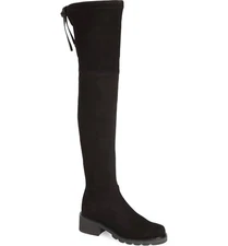$798 Stuart Weitzman Boots Eldridge Over the Knee Thigh High Booties 7- 37.5