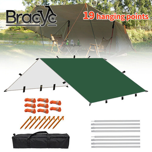 Lona Impermeable 3m/5m Tienda Sombra Ultraligera Toldo Sombrilla Toldo Playa