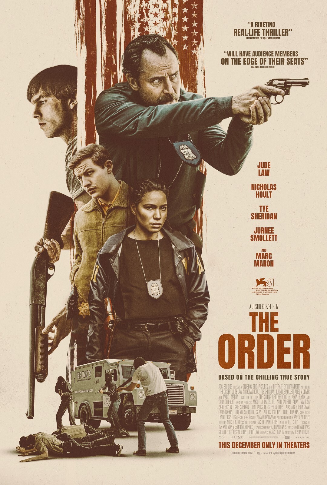 Original The Order Movie Poster - 11x17 Inches Featuring Jude Law and Tye Sheridan