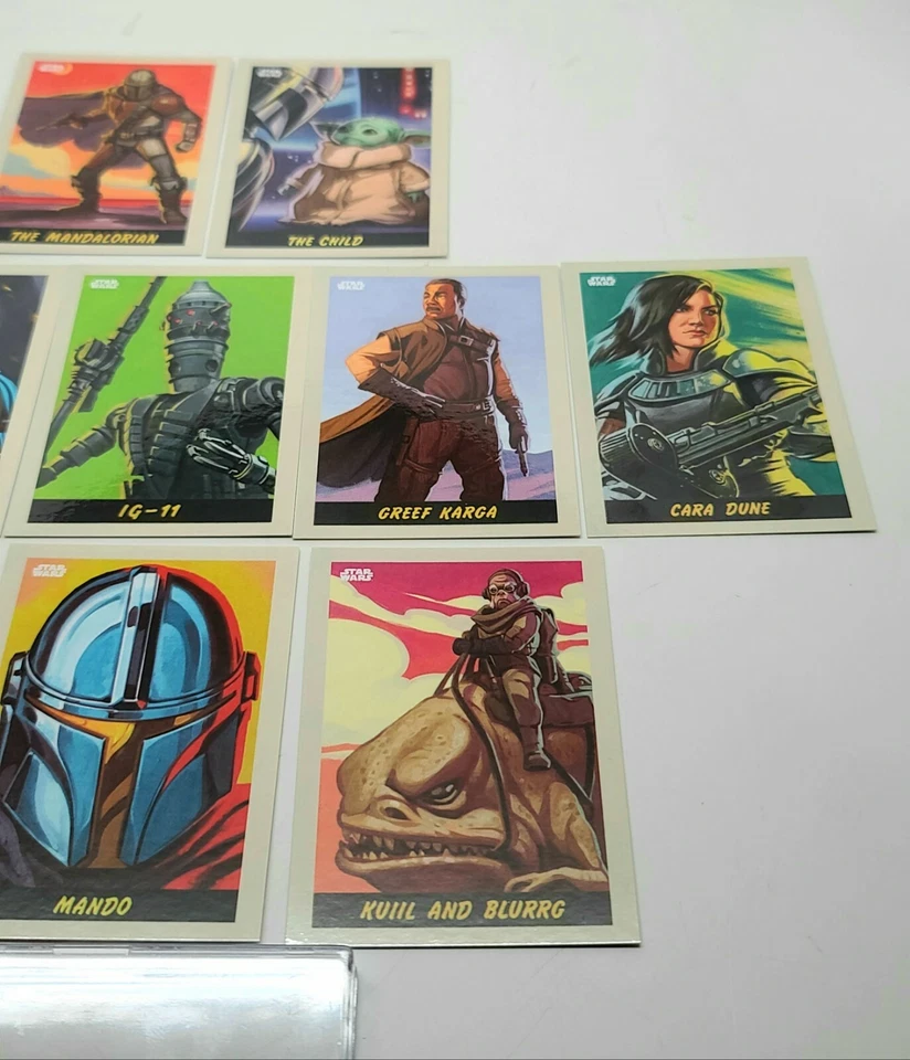 2020 Topps Star Wars The MANDALORIAN eBay EXCLUSIVE LIMITED EDITION 10 Card SET - Image 2 of 4