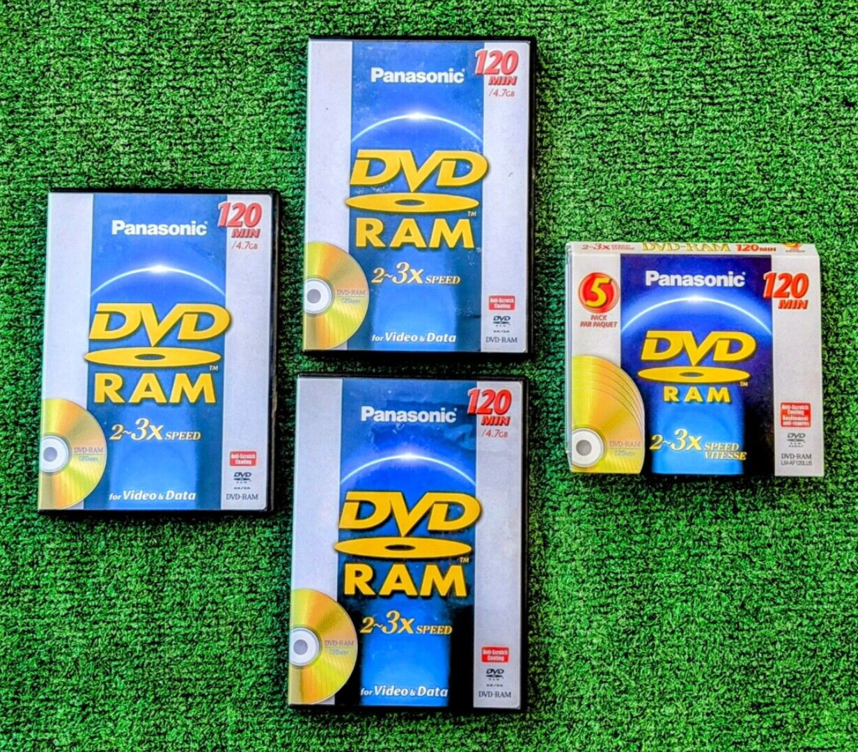 Panasonic LM-AF120LU5 DVD Ram Disc 7-Pack 120 minute 2~3x speed 4.7gb NOP