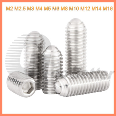 M2.5 - M16 Grub Screws Cup Point Allen Key Socket Set Screws A2 Stainless Steel