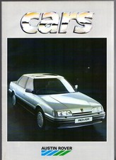 Austin Rover Cars Oct-Dec 1986 UK Market Brochure Mini Metro Maestro Montego SD1