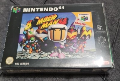 Bomberman 64 Nintendo N64 Spiel PAL OVP Hudson Soft 1997 Box + Manual