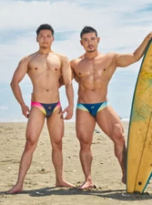 2PACK GX3 SPLASH MARINE GRADATION BIKINI  BRIEF JAPAN SEXY UNDERWEAR  K2136