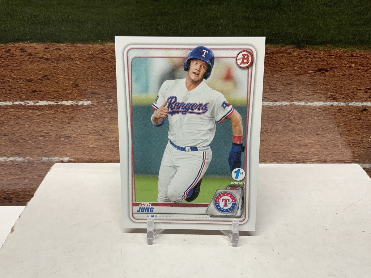 Josh Jung bowman 1st 25枚限定　PSA10 2023 Bowman's Best JOSH JUNG Rangers Orange Refractor #/25