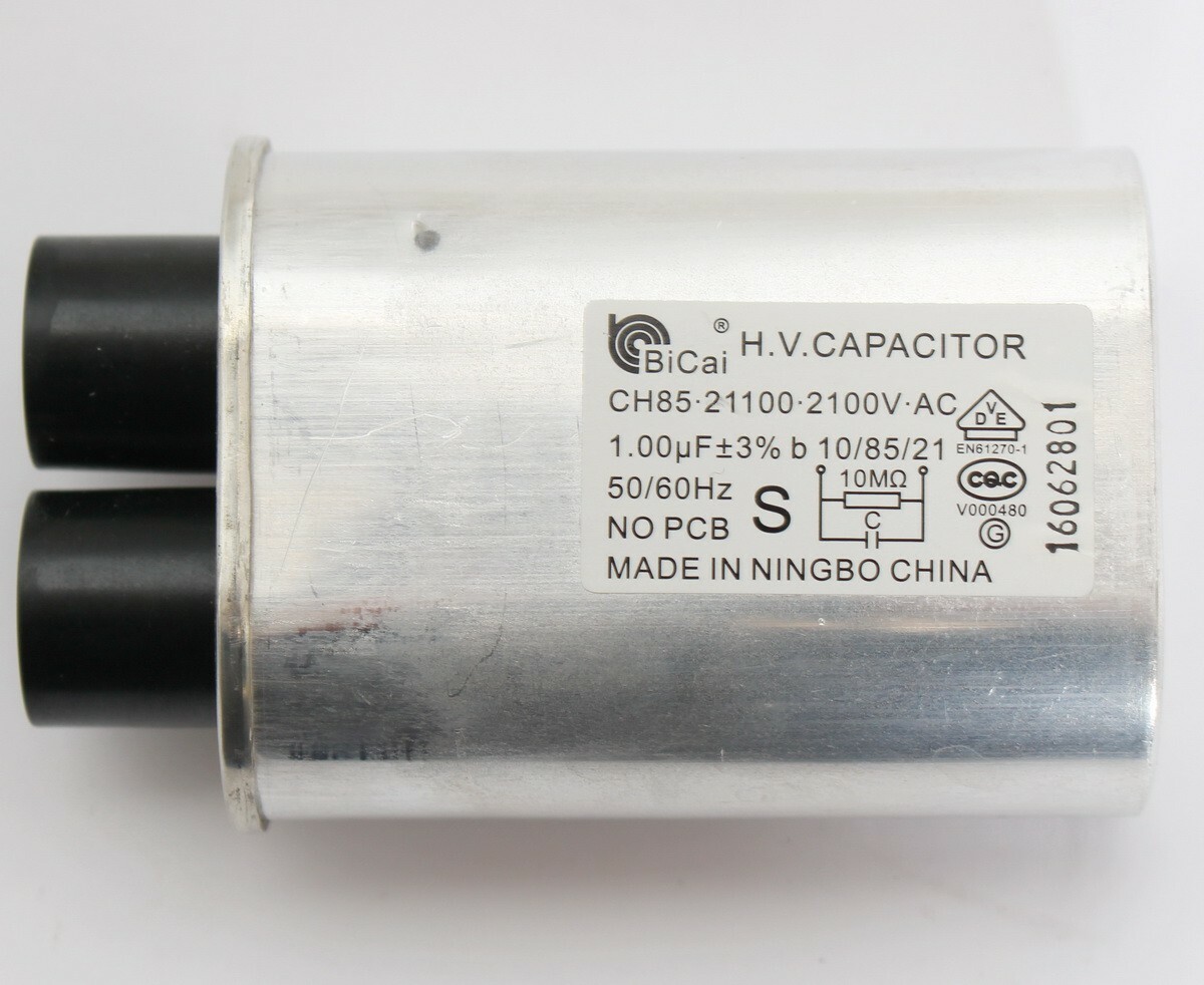 BiCai H.V.Capacitor CH85.21100.2100V.AC 1.00uF Microwave Capacitor