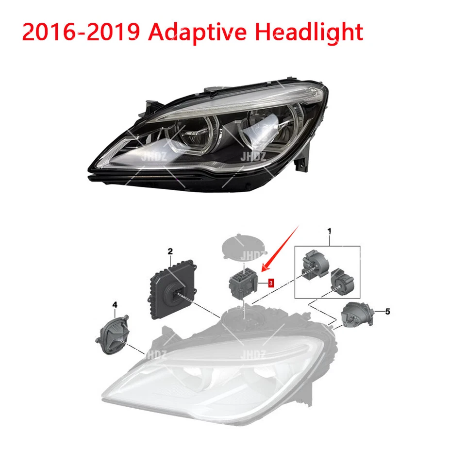 Placa LED Angel Eye DRL para BMW F06 F11 F12 LCI SERIE 6 2016-2019 faros LED Foto 2 de 2