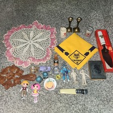 Large Junk Drawer Lot Of Misc. Vintage Stuff Bottle Opener Cake Server Toys Wood