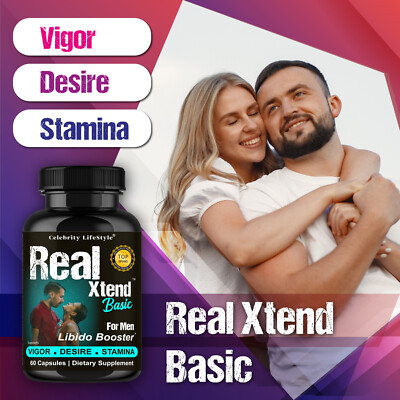 Testosterone Booster for Men, Male Enhancement Pills, Energy, Libido 60 Capsules