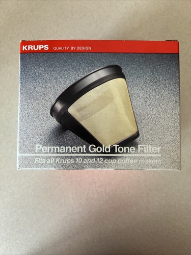 NIP! Krups Permanent Gold Tone Filter 