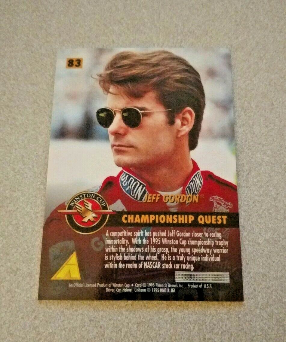 1995 Pinnacle Zenith - Championship Quest Jeff Gordon #83 for sale