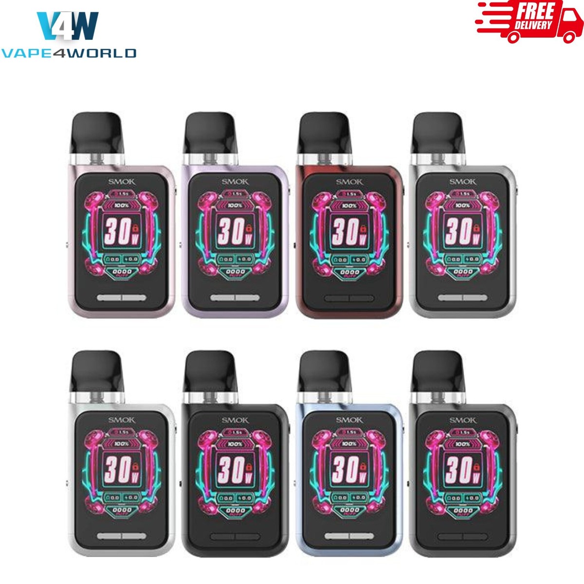 SMOK Novo GT Box Vape Kit 30W 1700mAh 2ML Replacement Pods - Free Fast  Dispatch | eBay UK