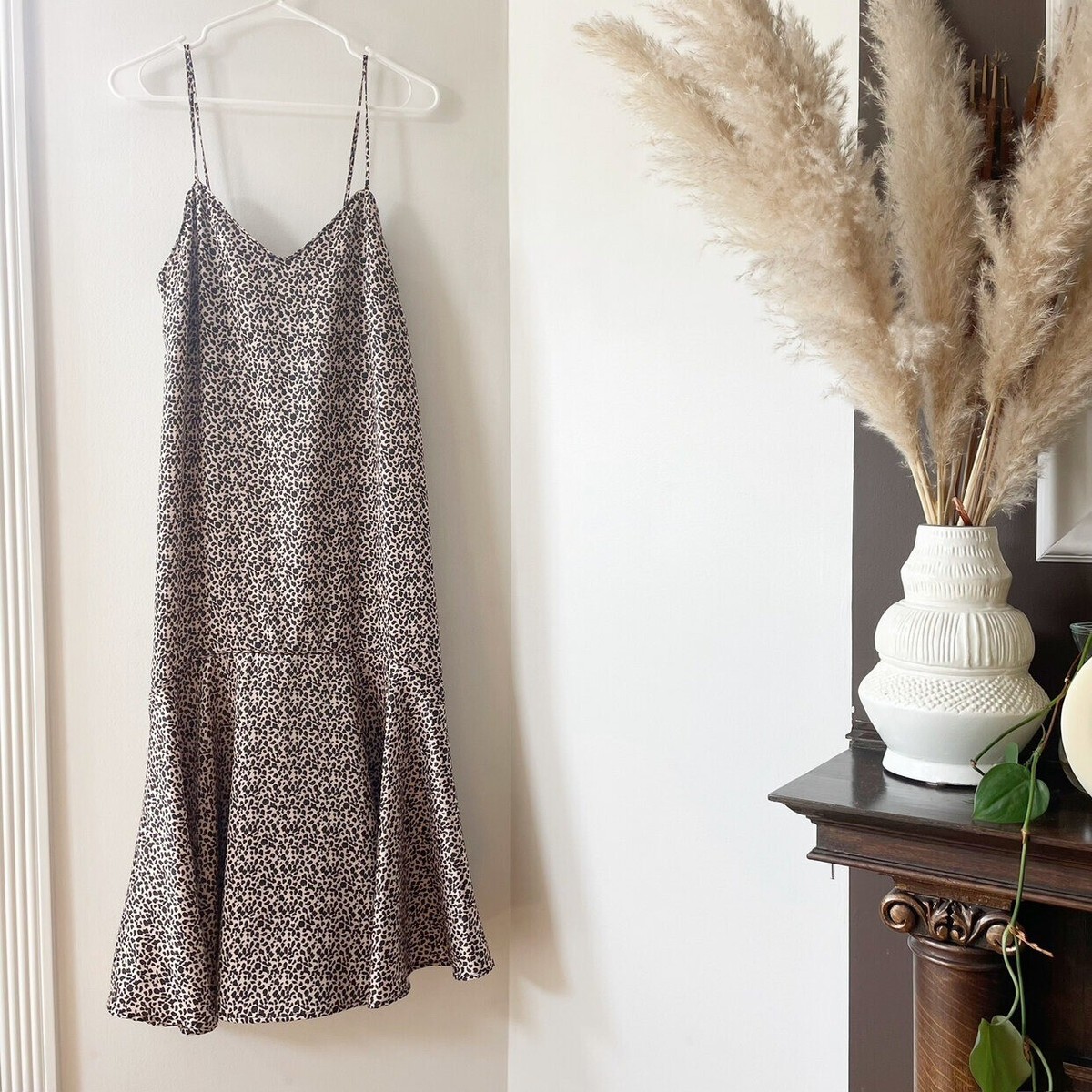 Urban Outfitters Leopard Midi Dress  Size Small - Free Shipping | eBay