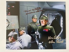 TREVOR BUTTERFIELD & KEN COLLEY In Person Signed Autograph 20x25cm Star Wars