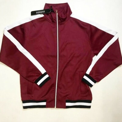Men Hudson Outerwear 100% AUTHENTIC Zip Up LARGE Long Sleeve Jacket Size Large