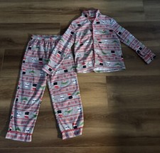 Star Wars Darth Vader Yoda Storm Trooper Christmas Button-Down Pajama Set Sz 6