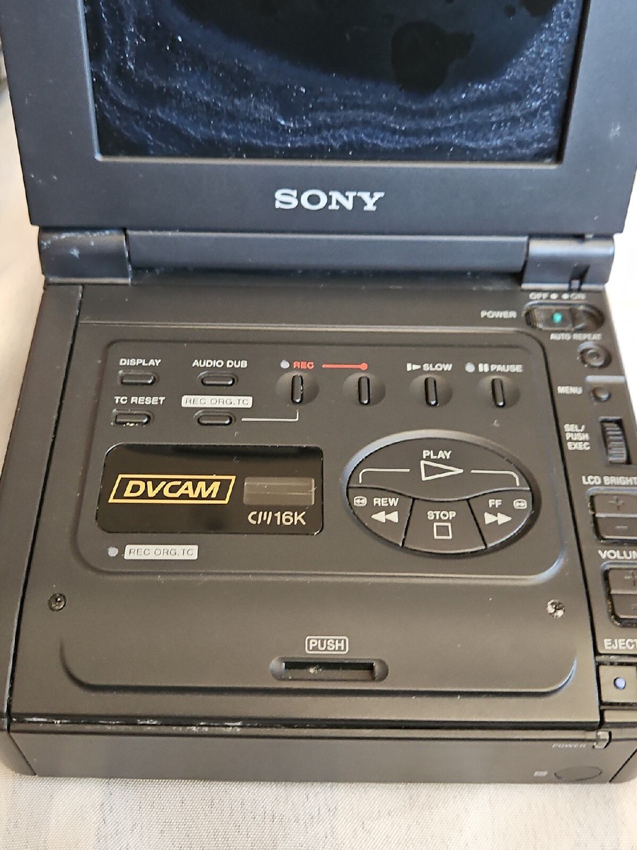 SONY DSR-V10 MINI DV VIDEO WALKMAN TV VCR MONITOR FOR PARTS/repair