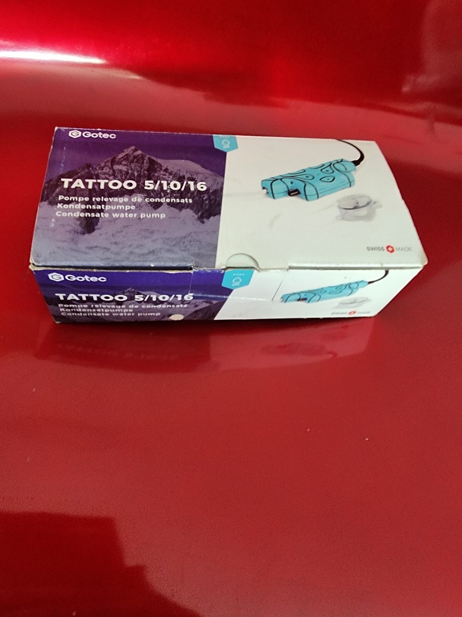 poteco Gotec Tattoo 16 Condensate Pump 230V 50Hz Silent Design AC