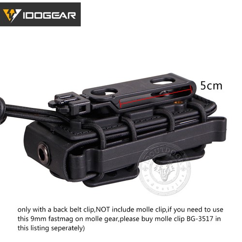 IDOGEAR Military 5.56 Magazine Pouch Mag Carrier Mag Pouch Holder MOLLE 9mm - Picture 11 of 26