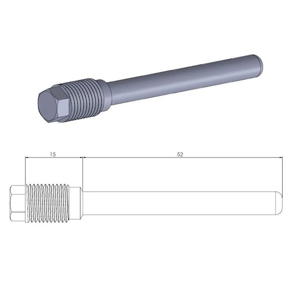 Moto-Master Bremsbelag Gleitstift (FüR: Honda Cr 500 R PE02 90-01 Hinten )-image