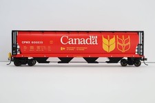 Bachmann HO 73801 - Cylindrical 4-Bay Grain Hopper Car w/Flashing End-Of-Train D