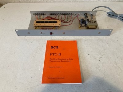 SCS PTC-II PACTOR II Data Transmission Controller Unit + Manual Version 1.1