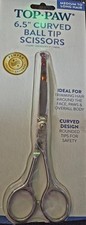 2 Top Paw 6.5" Metal Straight Pet Scissors Medium-Long Hair Factory Sealed