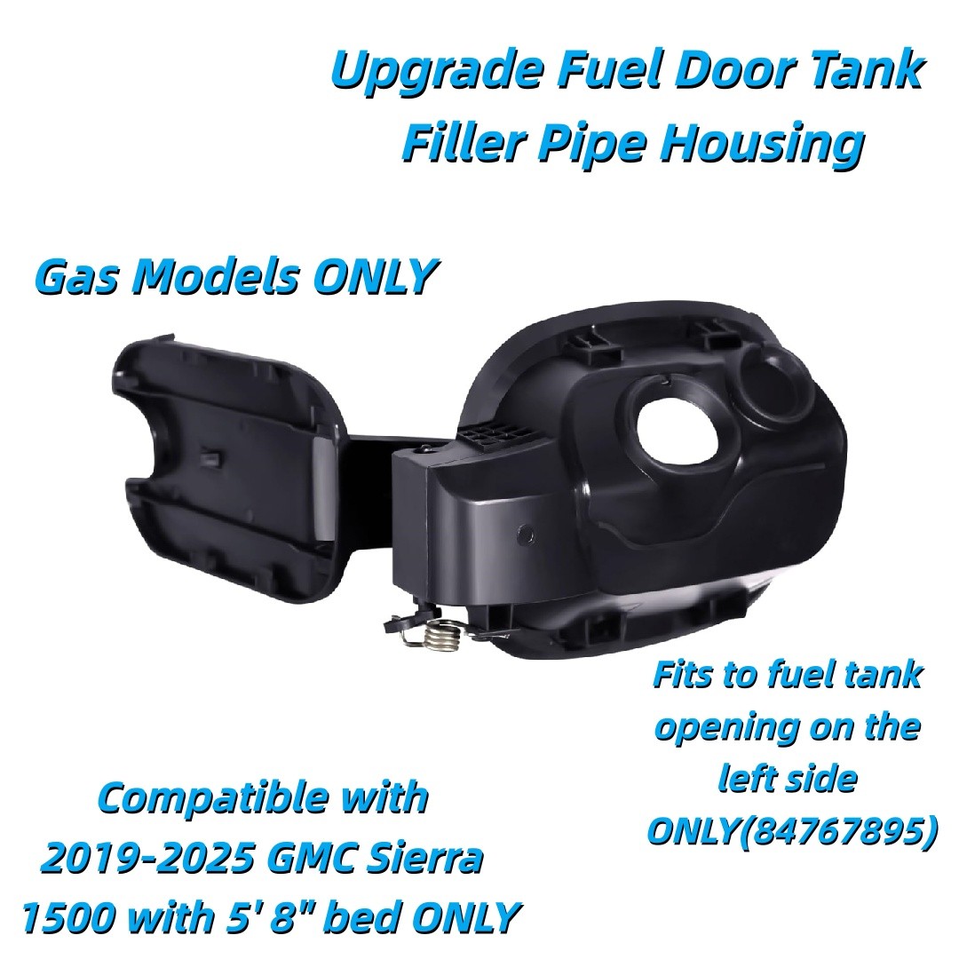 Upgrade Fuel Door Tank Filler Pipe Housing Fits 2019-25 GMC Sierra 1500 84767895