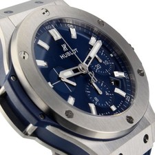 Complete Hublot Big Bang Chronograph 44 mm Steel Blue Watch 301.SX.7170.LR 5